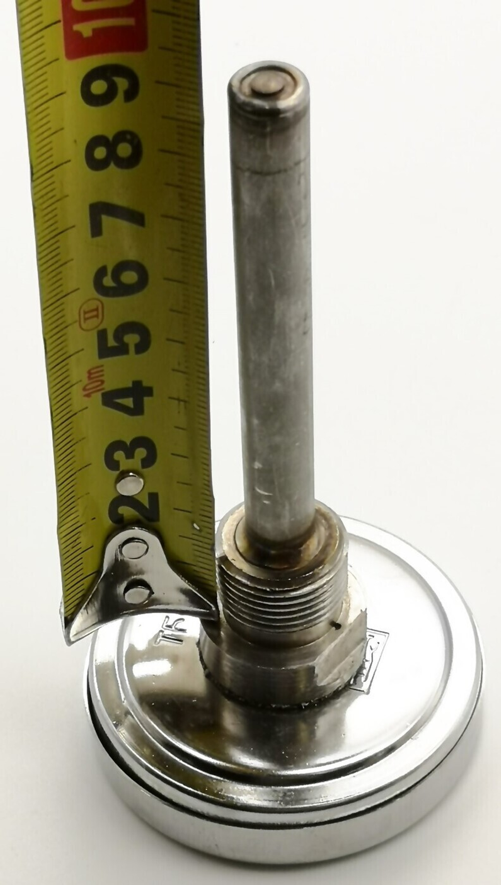 Термометр биметаллический ТБ-1 (0+150) 80мм G1/2 , кл 1.5 осевой