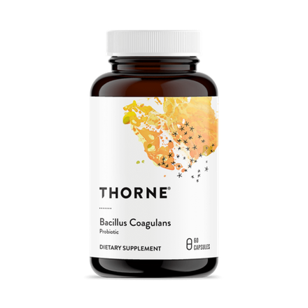 Thorne Research, Пробиотик, Bacillus Coagulans, 60 капсул