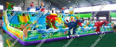 Коммерческий батут "Звериный городок" 24*15*6 м