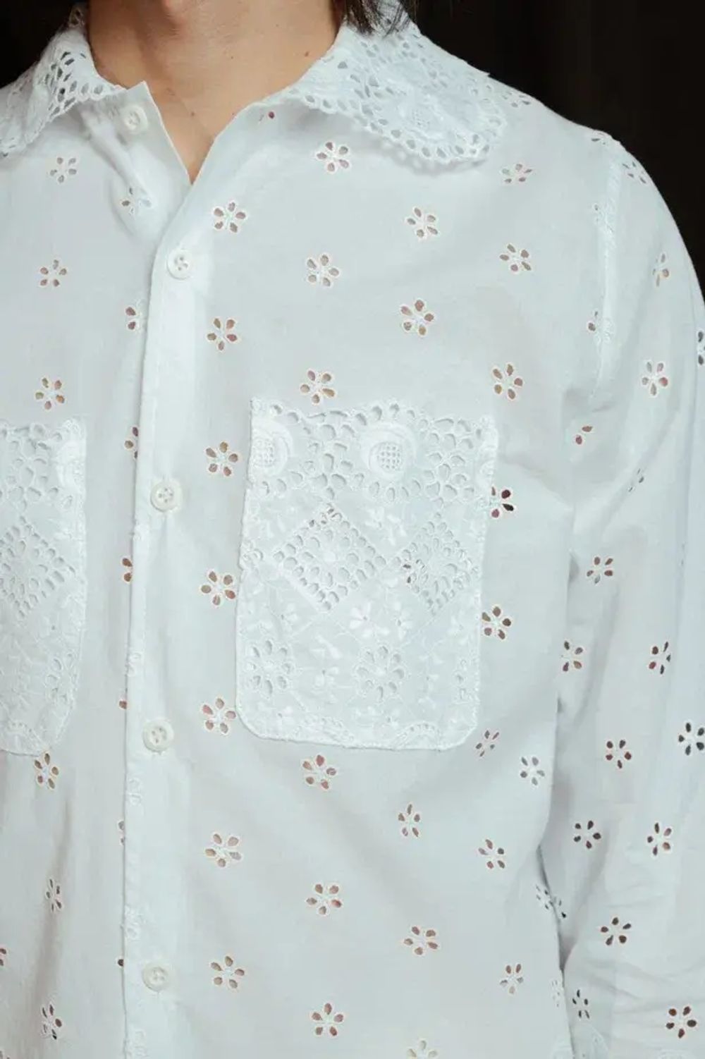 Рубашка Soeurs c Перфорированным Узором