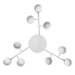 8235/9C COMFI LN26 242 белый металл Люстра потолочная LED GX53 9*12W 220V GARETA