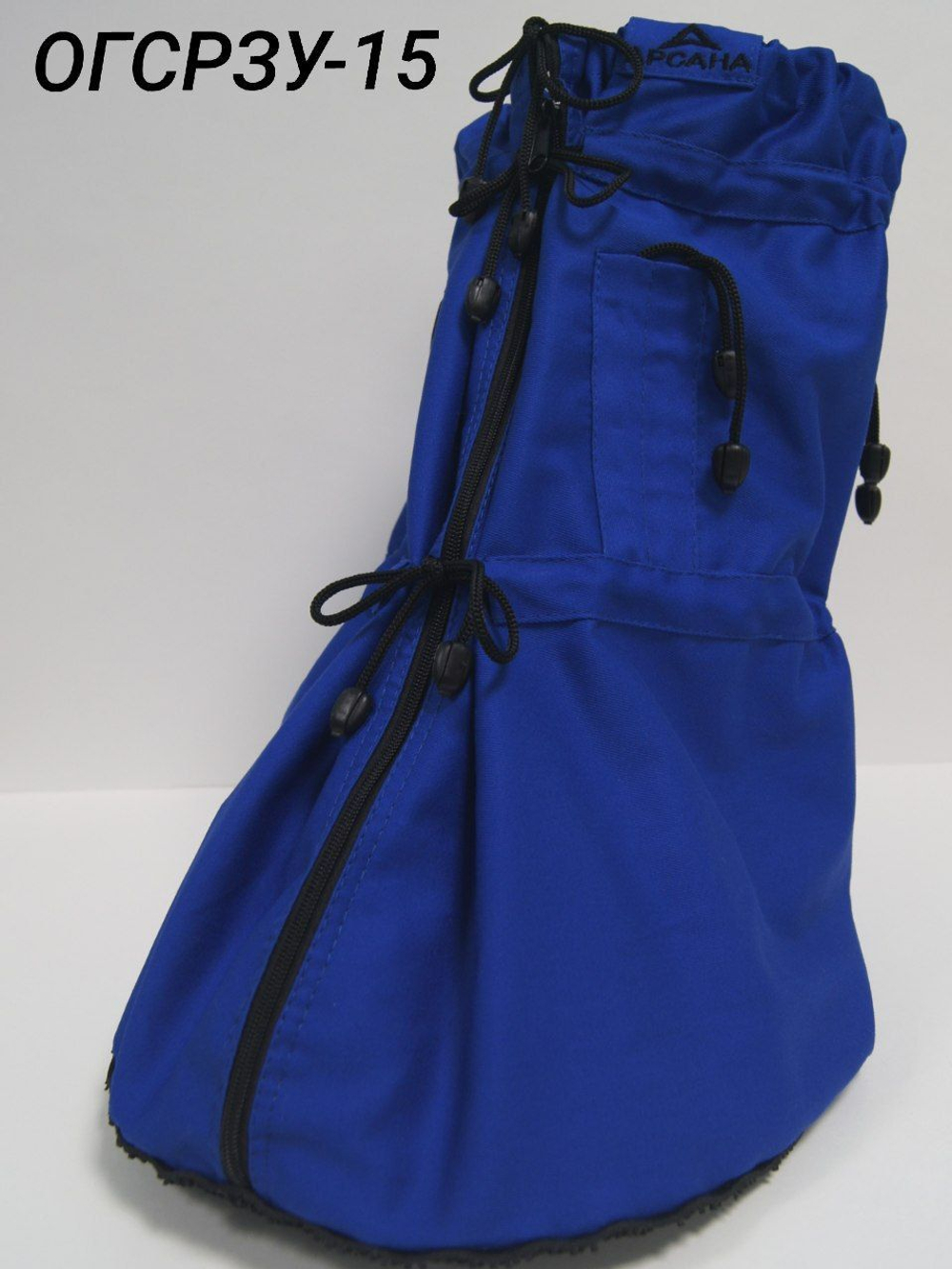 Чехол с подошвой из резины на аппарат Илизарова на голени и стопе. Плотный хлопок. ОГСРЗУ-8.