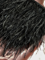 Перо черное