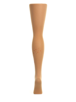 Колготки с принтом в виде необычных одуванчиков на левой ножке (Размер: S-M-L) (Цвет: бежевый)