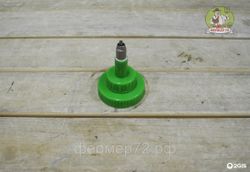 Поилка ниппельная металлическая под бутылку 0,5-5 л