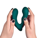 Темно-бирюзовый вибромассажер простаты Solstice X