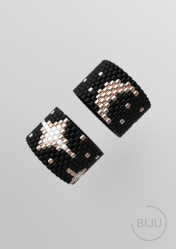 Схема кольца из бисера, узор PEYOTE, мозаичное плетение, четный счет, узор пейот из Miyuki Delica 11/0, файл PDF, RING_436