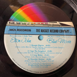Винтажная виниловая пластинка LP Elton John Blue Moves (USA 1976)