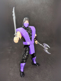 Подвижная фигурка "Рэйн" Mortal Kombat, пластик, цвет фиолетовый