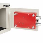 Сейф мебельный DASWERK SC-170KL (170х230х170 мм), ключевой замок, бежевый, 291339