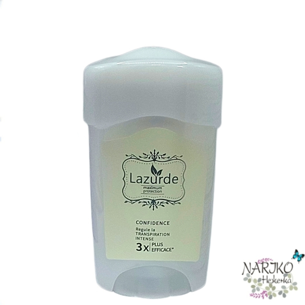 Дезодорант-антиперспирант крем Позднее цветение LAZURDE Maximum Protection, 45 гр.