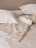 Постельное белье 2спальное сатин бежевое