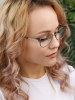 Оправа для очков для зрения металлическая брендовая