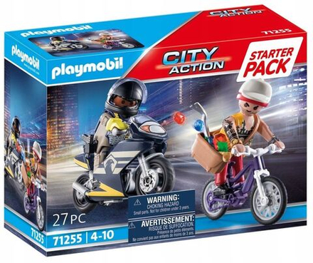 Конструктор Playmobil City Action - Стартовый набор Специальный отряд с похитителем драгоценностей - Плеймобиль 71255