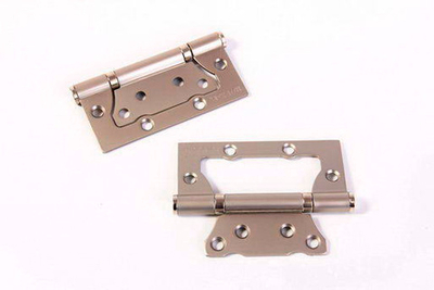 Петля НАКЛАДНАЯ Nora-M 800-4''  100х75х2,5 SC мат.никель