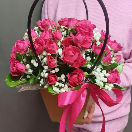 Сумочка с кустовыми розами "Alicia"