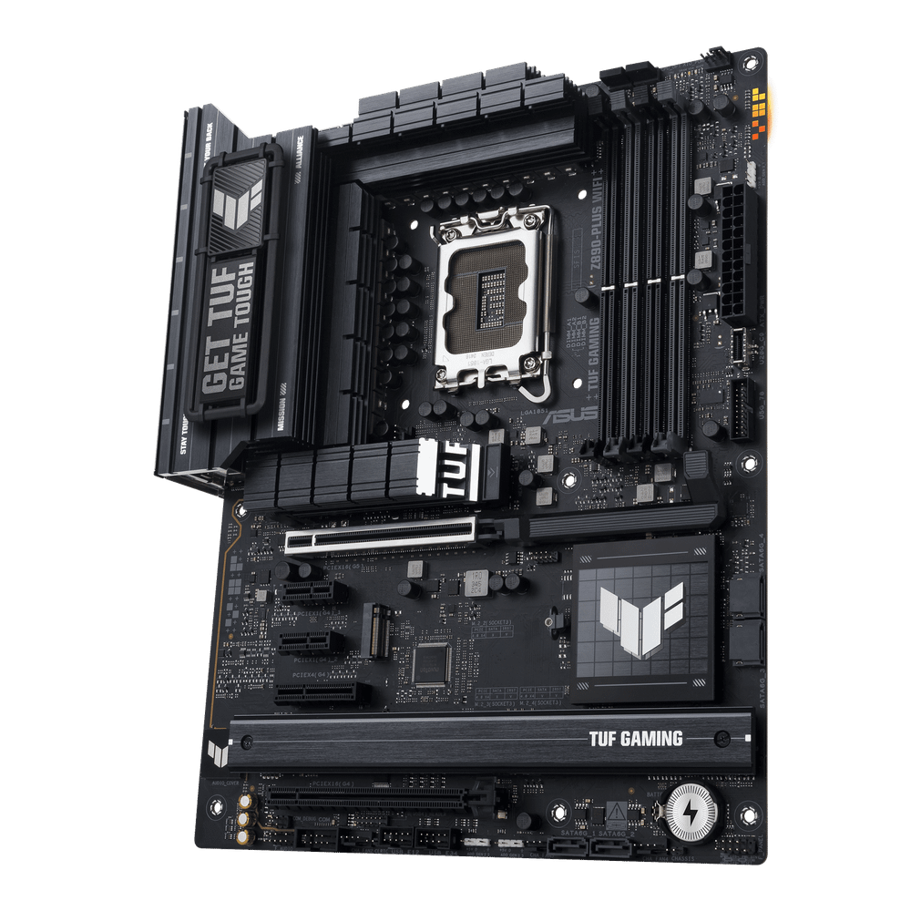 Материнская плата ASUS TUF GAMING Z890-PLUS WIF, LGA1851 Z890 4xDDR5 4xSATA3 4xM.2 HDMI DP USB-C ATX
