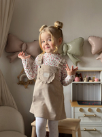 Сарафан из вельвета, цвет бежевый/молочный