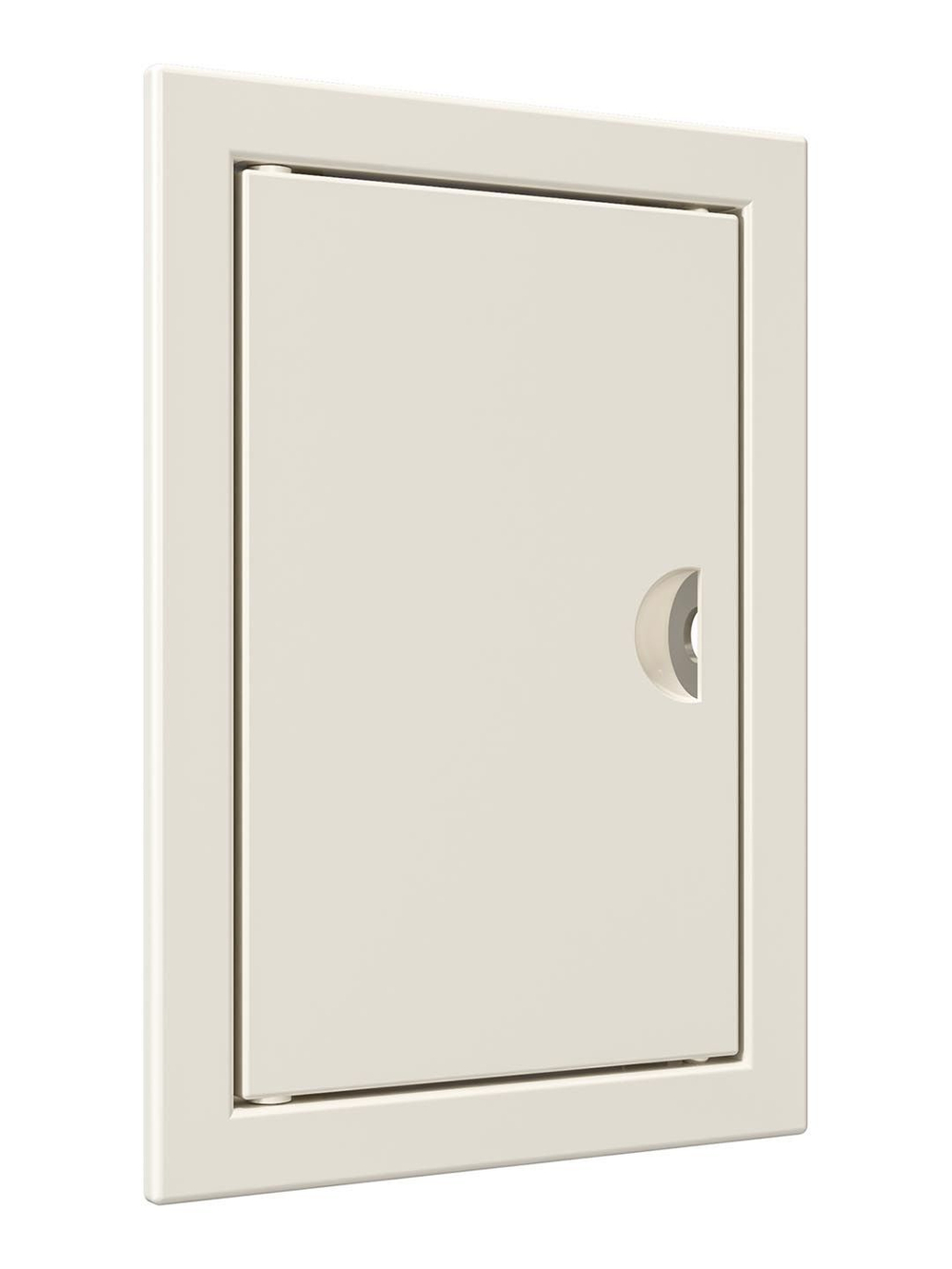 Люк ревизионный ЛР фланец 98х148 ручка 122х172 пластик Ivory EVECS