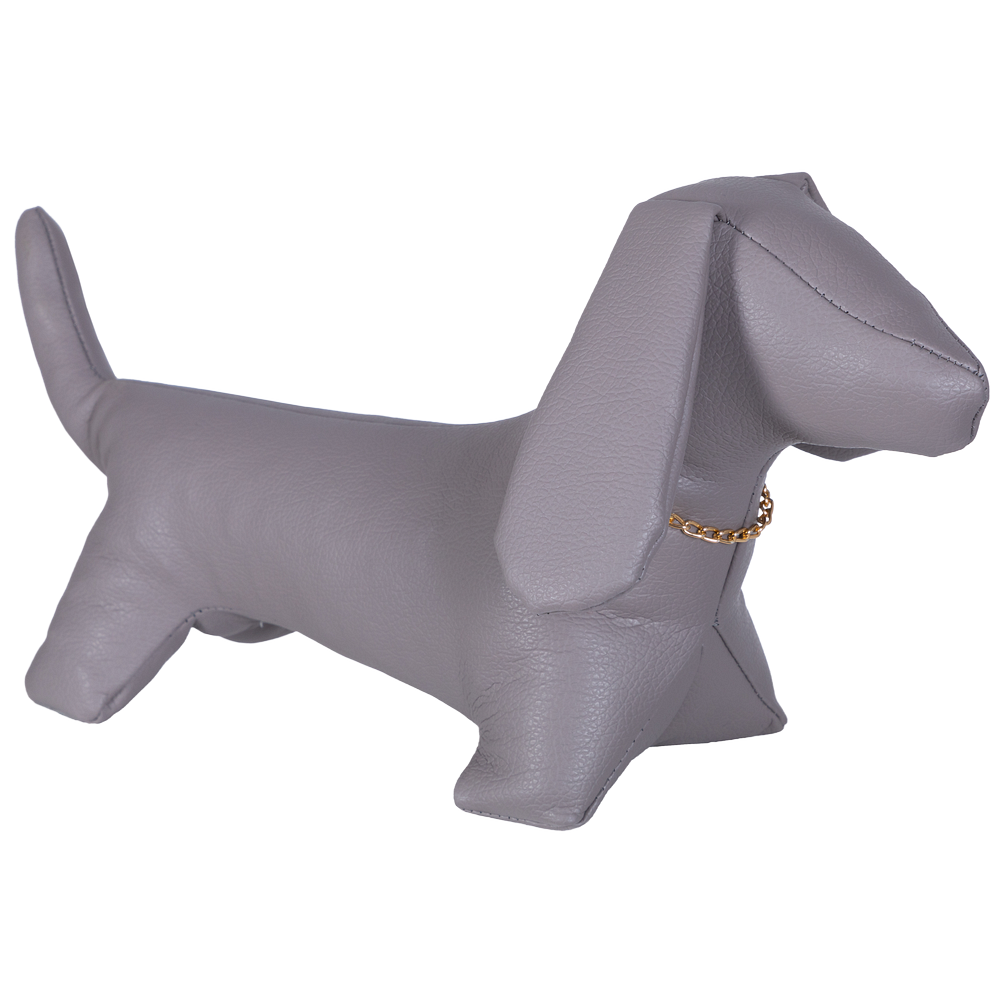 Сувенир Стоппер Такса Джулия Серый