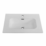 Тумба с раковиной Cezares DUET-N 60 DUET-N-600-2C-SO-BL+CZR-8095-60 Bianco Lucido