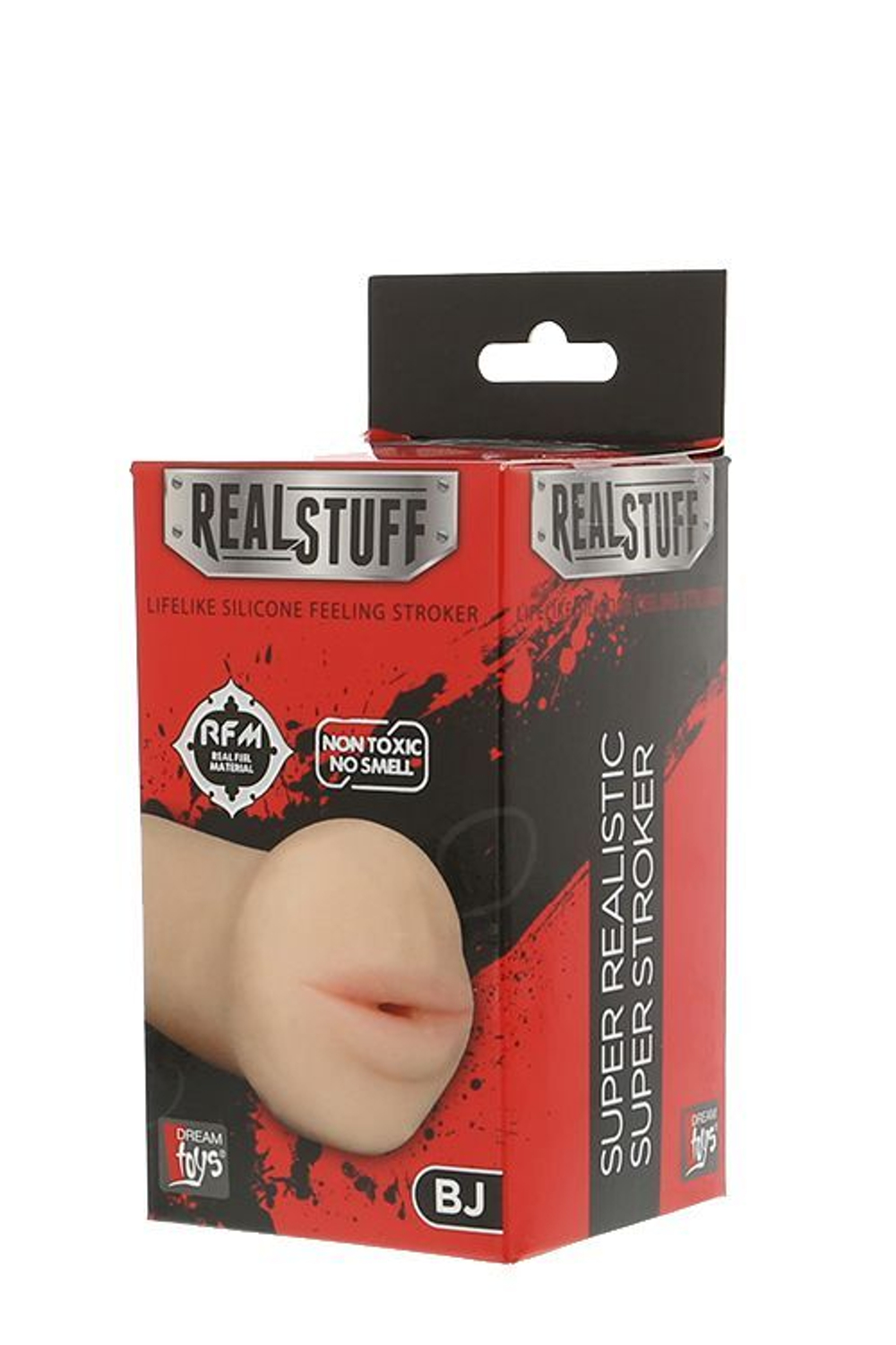Нежный мастурбатор-ротик REALSTUFF 5INCH MASTURBATOR BJ (Цвет: телесный)