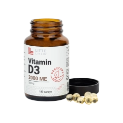 Витамин D3 2000 МЕ Litte Life Lab, 120 капсул