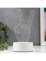 Светильник «Победа» LED RGB от сети 9.5×10×19 см RISALUX