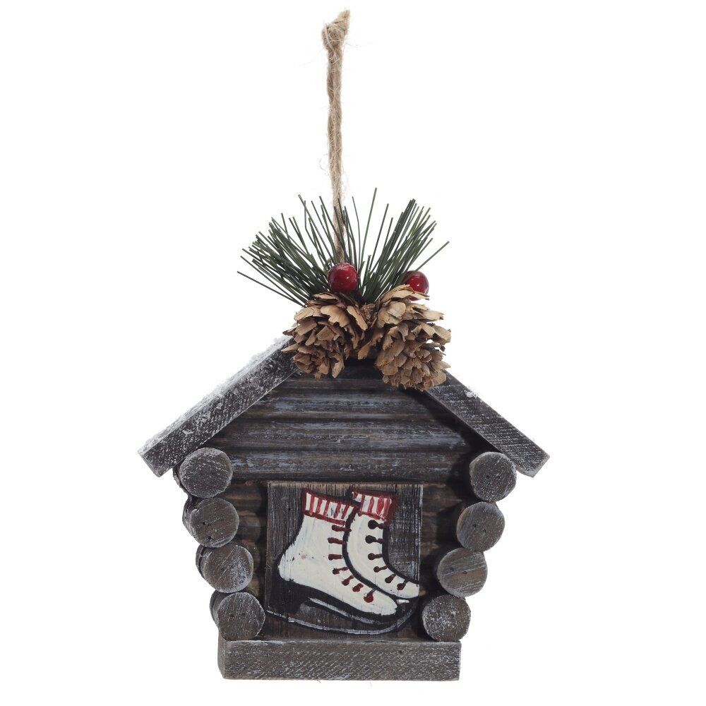GAEM Изделие декоративное подвесное"Домик", L11 W6 H15 см, 3в.