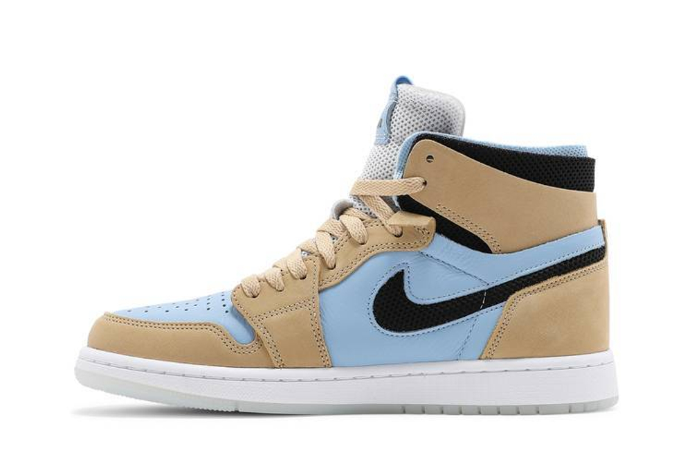 Кроссовки Jordan Air Jordan 1 High Zoom Air Cmft "Sesamepsychic Blue" (Женская размерная сетка)