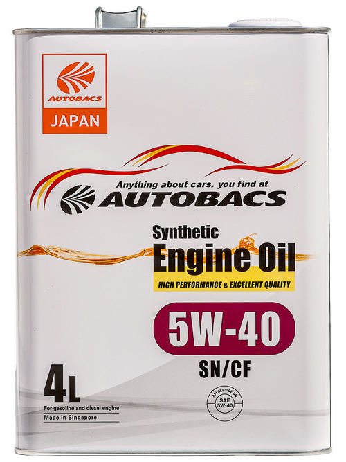 AUTOBACS Synthetic Engine Oil 5W-40 SN/CF