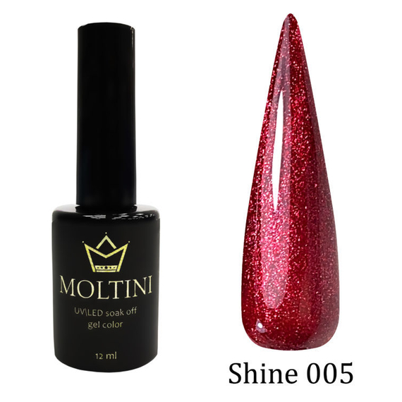 Гель-лак Moltini Shine 005, 12 ml