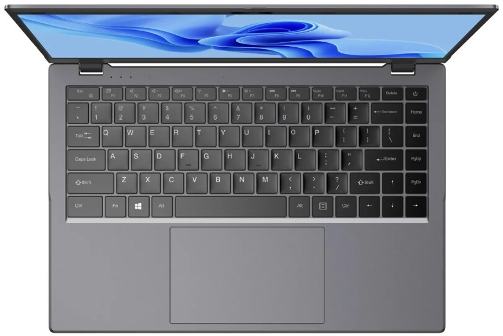 Ноутбук  Chuwi GemiBook Xpro 14.1 ", Intel N, 8 Гб RAM, 256 Гб SSD, UHD Graphics, Серый