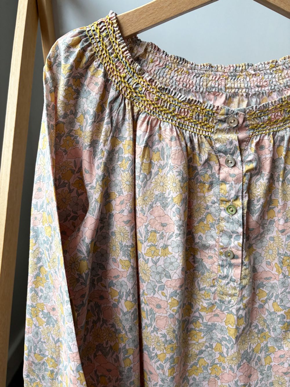 Хлопковая блузка Bonpoint, 128