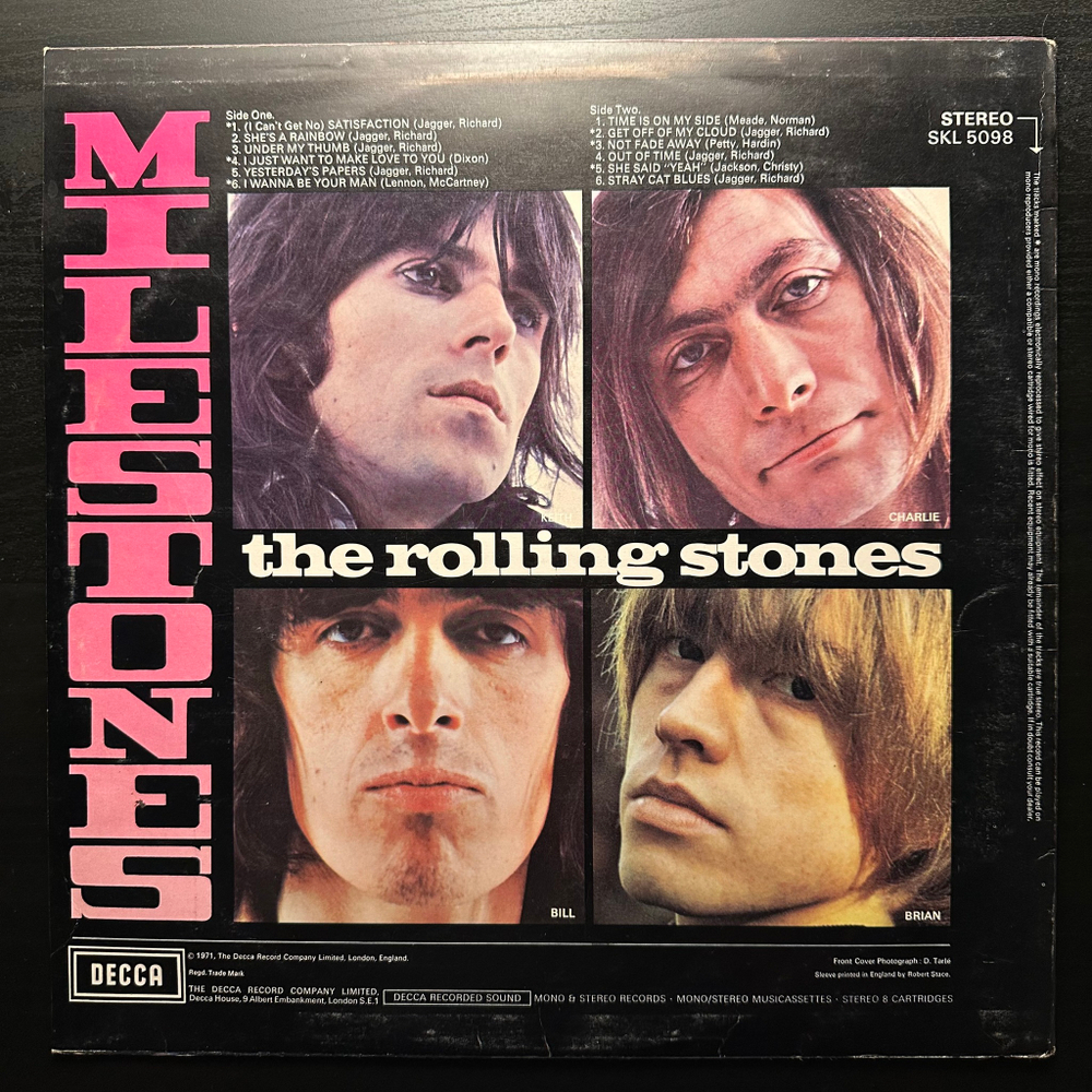 The Rolling Stones - Milestones (Англия 1971г.)