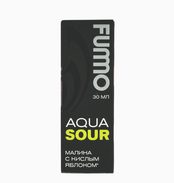 Купить Жидкость Fummo Aqua Sour Salt 30 мл - Малина с Кислым Яблоком (20 мг)