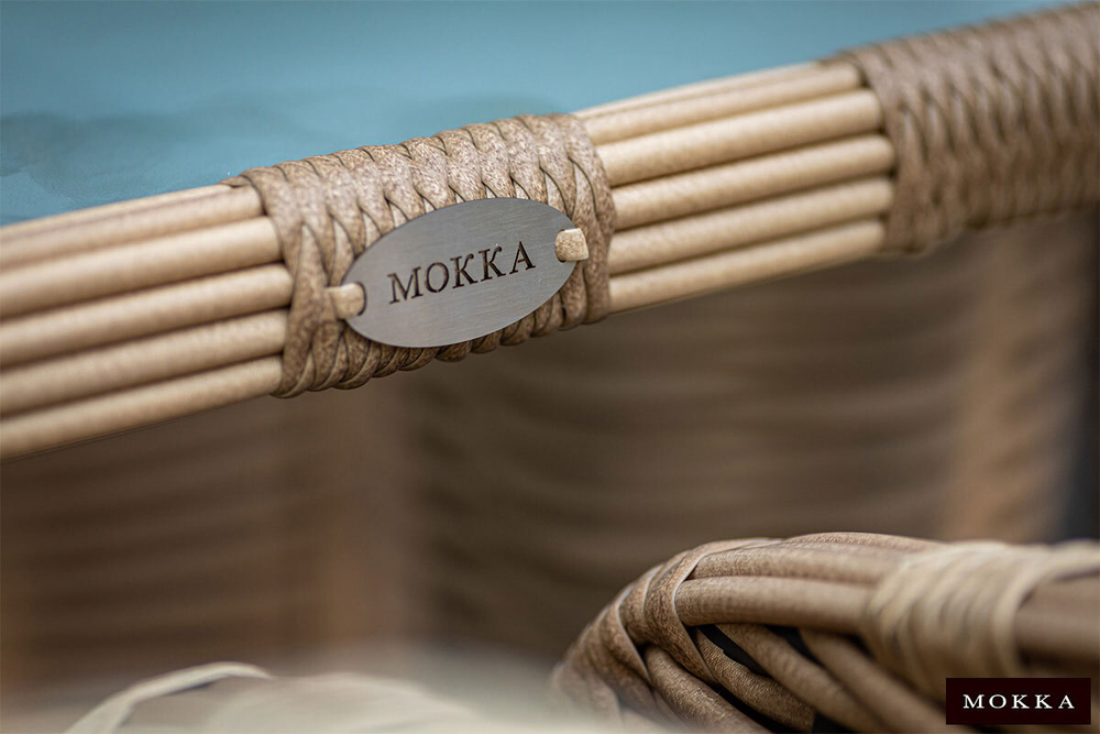 Стол обеденный MOKKA MAJORCA, цвет соломенный