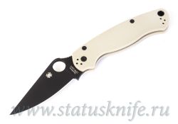 Нож Spyderco C81GPTNBK2 Paramilitary 2 CPM-20CV Tan G-10фотография - 1