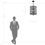 725163 Люстра FIRENZE 6х40W E14 ЗОЛОТО