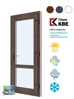 Пластиковая дверь входная KBE