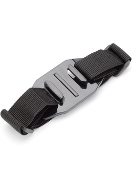 Ременное крепление на вентилируемый / велосипедный шлем с площадкой под защелку для экшн камеры GoPro SjCam Xiaomi