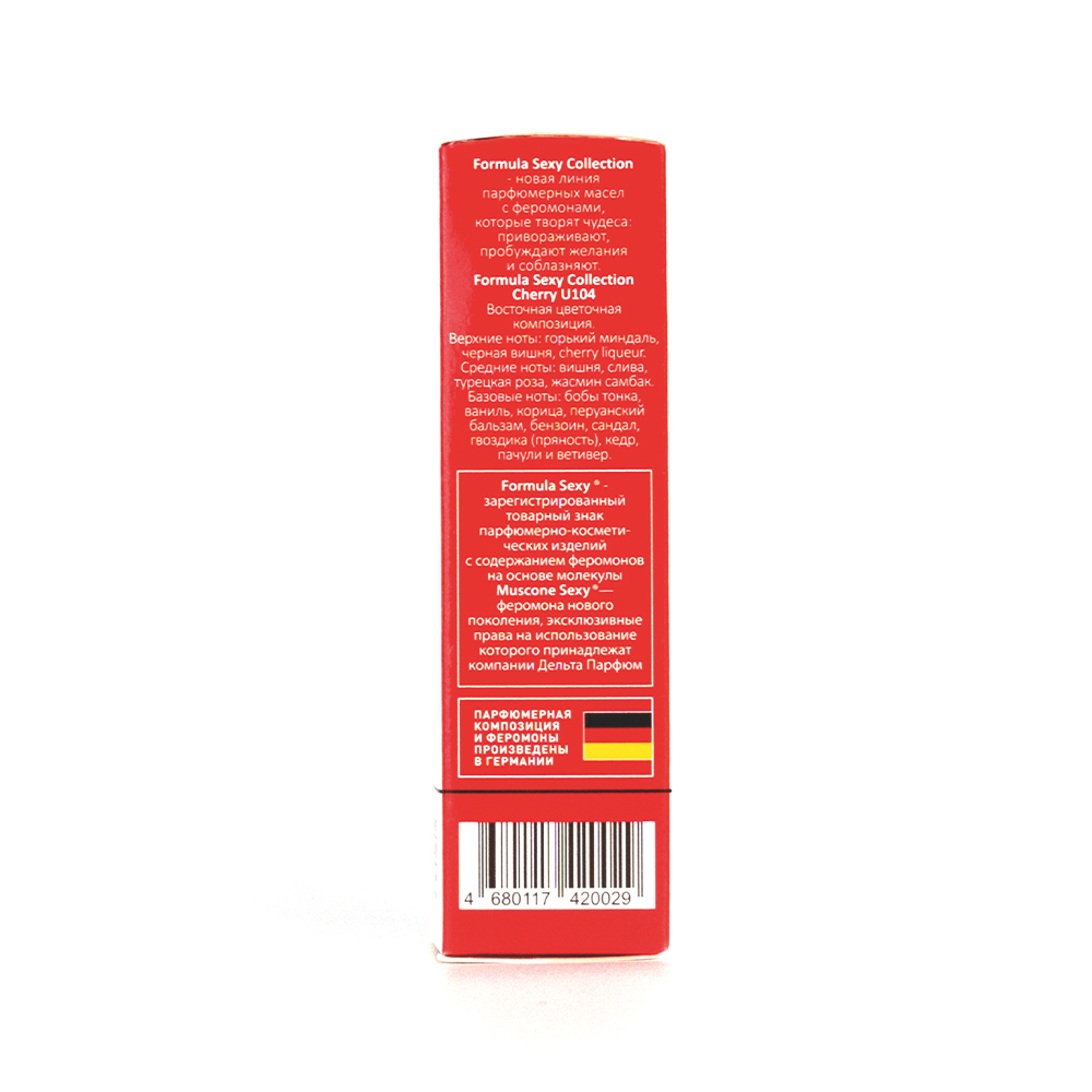 Парфюмерное масло с феромонами Formula Sexy Collection Cherry U104 (Формула Секси Коллекшн Черри U104) – 8ml