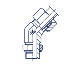 Штуцер FRG45 DS38 BSP 1.1/2 (в сборе)
