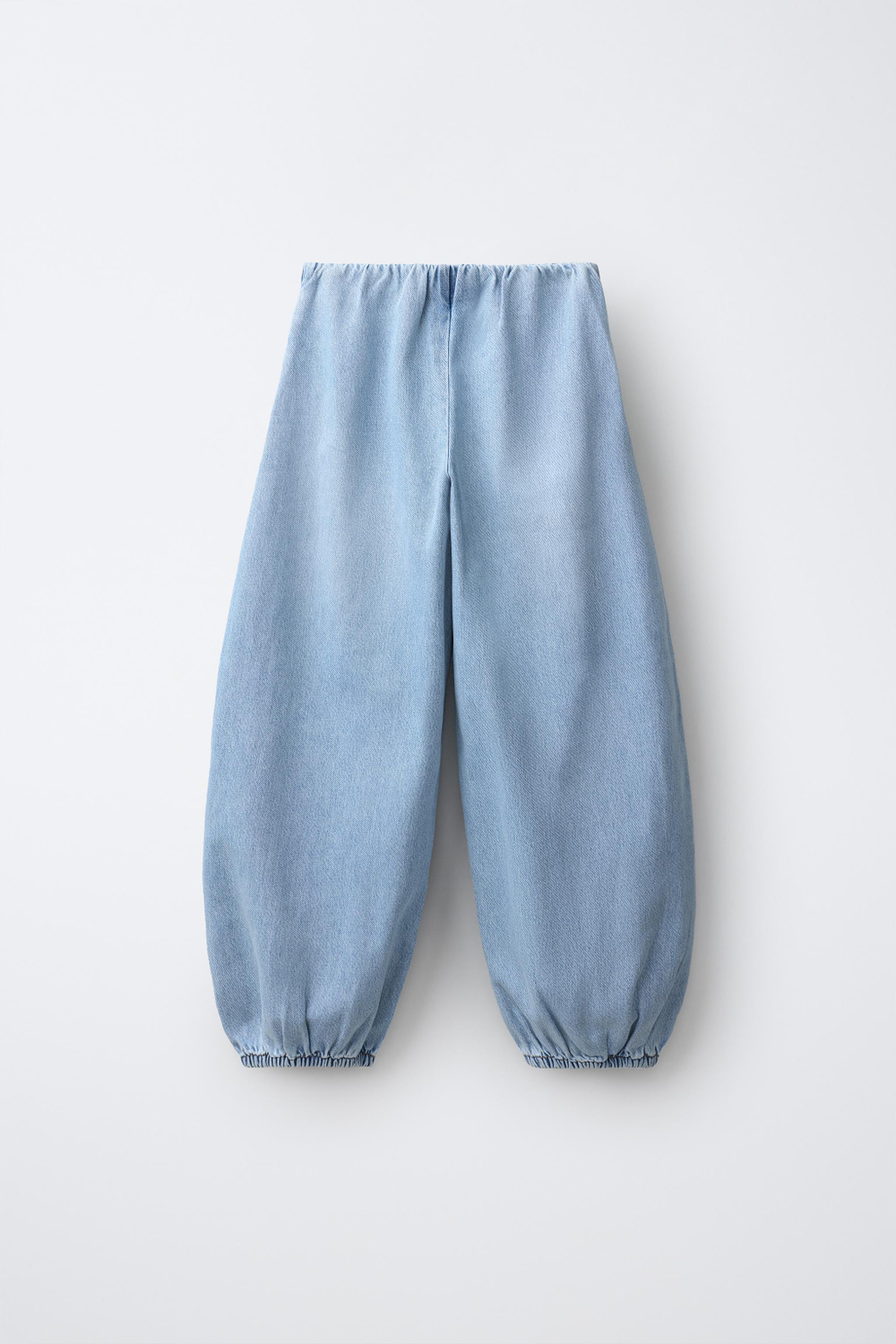 ZARA ДЖИНСЫ BALLOON С ЗАЩИПАМИ, СИНИЙ