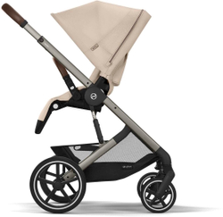 Cybex Детская коляска Balios S Lux BLK 2 в 1 цвет Almond Beige