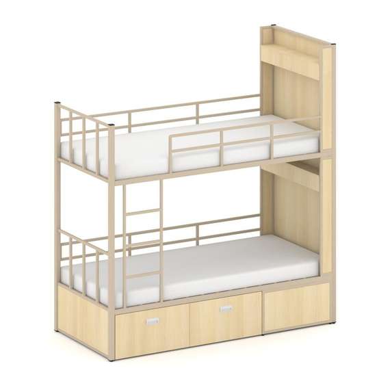 Overnight Кровать 2-х ярусная ON.K2-001 Акация Лорка/Металл Капучино 2080*950*2260