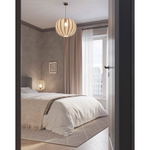 Лампа настольная texture rib, 27х39 см, бежевая