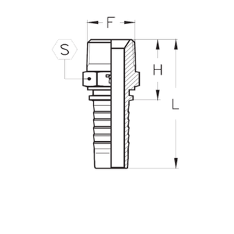 Фитинг DN 20 BSPT 1