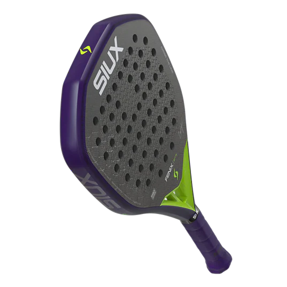 Ракетка для падел Siux Fenix Pro Glow Purple 2026 черно-фиолетовая