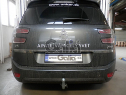Фаркоп оцинкованный Galia C068C для Citroen C4 Picasso, C4 Grand Picasso 2013-, Peugeot 308 хетчбек, универсал 2013-(паспорт и сертификат в комплекте)(без электрики)